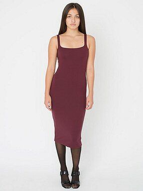 American Apparel Ponte Tank Dress in Port Royale - sz L